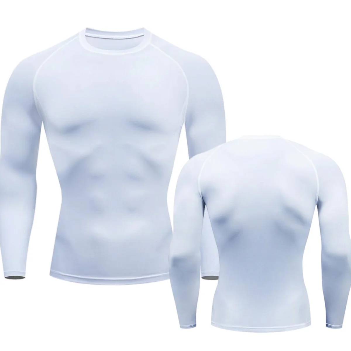 Sudadera deportiva de compresión para hombre, camisetas ajustadas para correr, camiseta de Fitness, ropa de entrenamiento muscular para trotar,