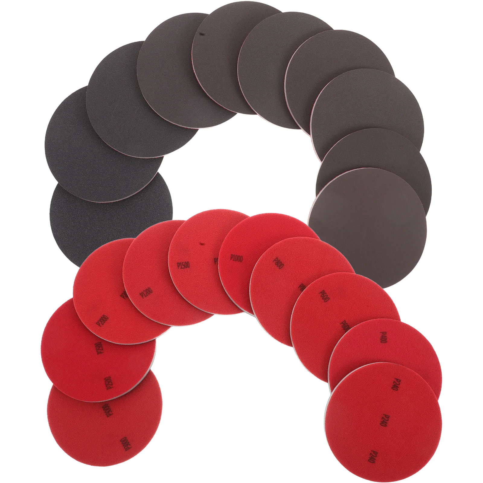 

20Pcs Bowling Ball Resurfacing Kit Sanding Block Pads Set Grit 240-5000 Polishing Cleaning Pads for Bowling Equipment