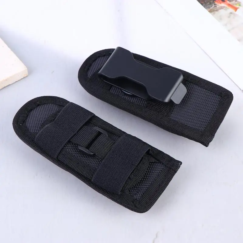 New Belt Flashlight Pouch 360 Degrees Rotatable Outdoor Torch Case Hunting Lighting Light Holder Waist Bag 1/2Pcs