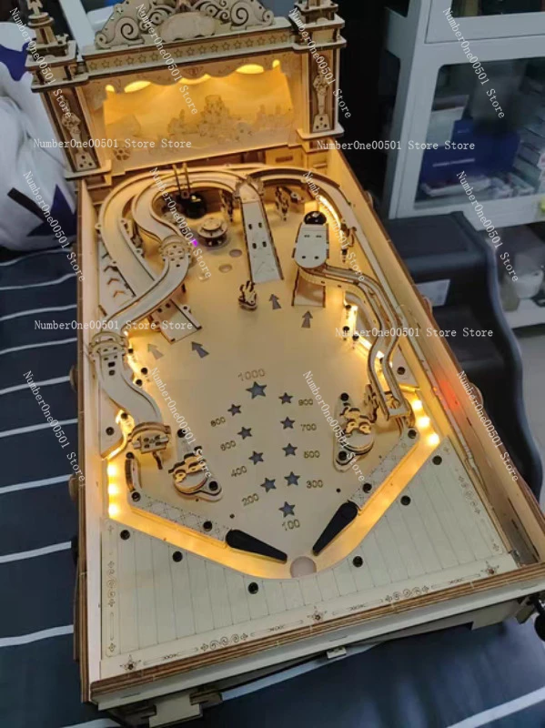 

3D-головоломка из дерева высокой сложности для взрослых: модель для сборки с механической передачей, развивающая логическое мышление