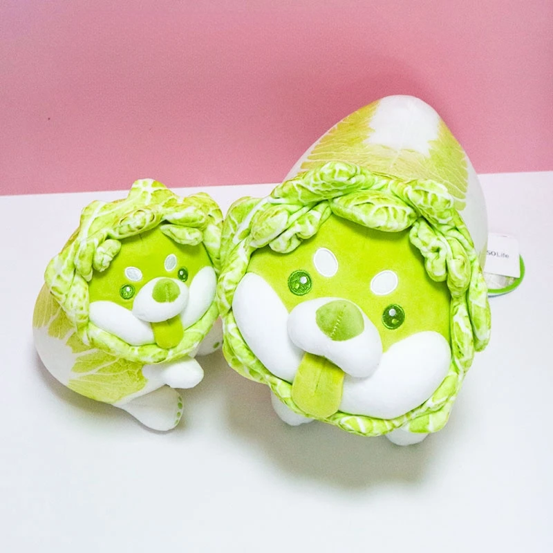 MINISO Vegetable Fairy Series Plush Doll Chef Vegetable Dog Vegetable Dog Cabbage Dog Doll Toys Gifts