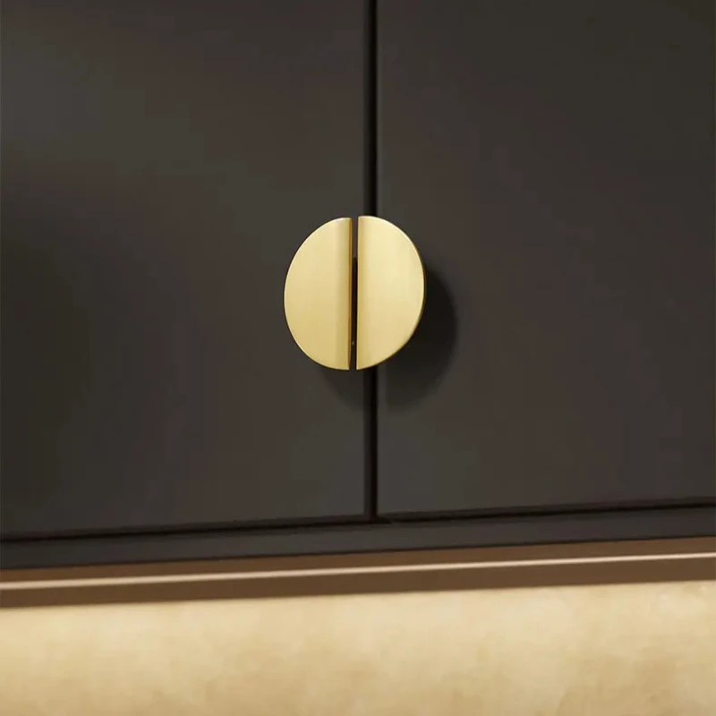Antiker runder Schubladengriff aus Bronze, kleiner Griff für Kleiderschrank und Küchenschrank, neue chinesische halbrunde Schranktürgriffe – Detail 6