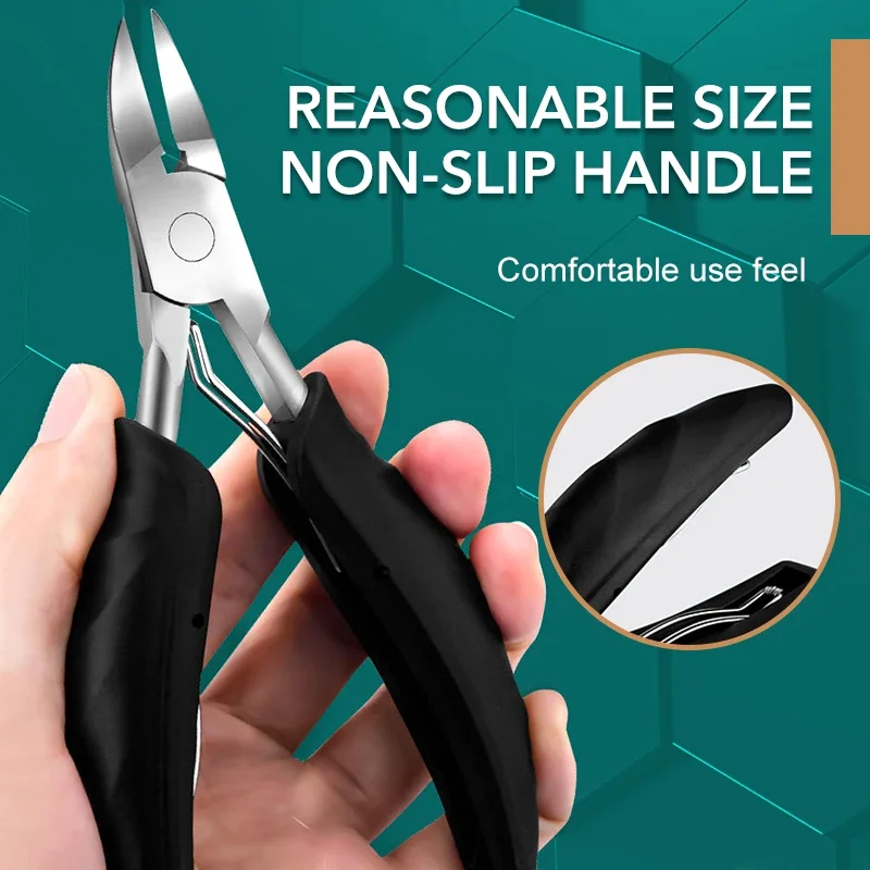 1 Pcs Nail Clippers Thick Ingrown Toenails Sharp Curved Blade Big Nail Scissors Eagle Pliers Pedicure Tools