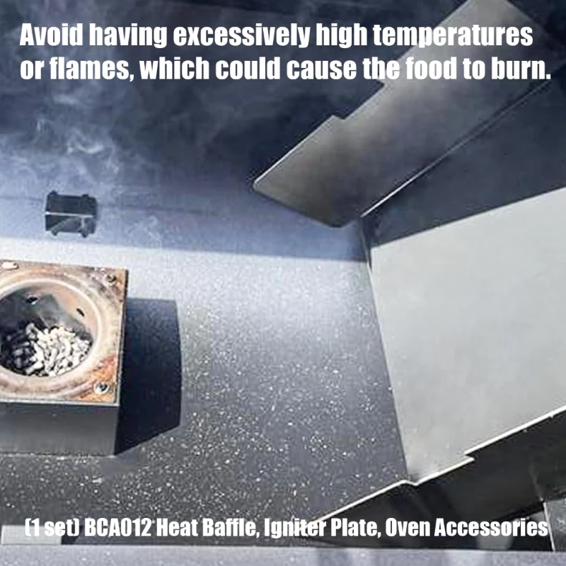  Heat Diffuser Plate Compatibles with Multiple Pellet Grill Models Heat Baffle