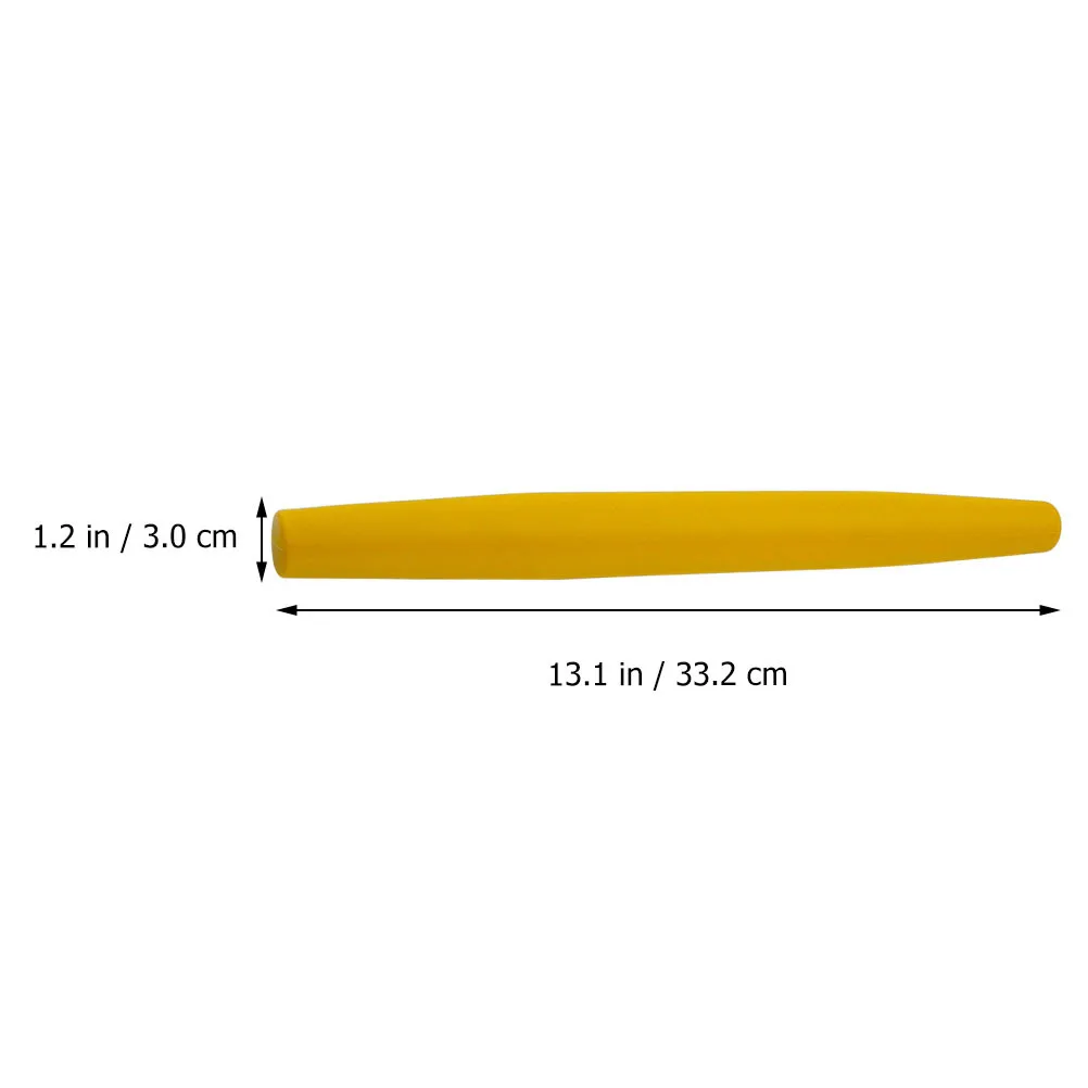 

Silicone Rolling Pin Practical Non-Stick Dough Roller Secure Handle Baking Tool for Pastries Noodles Pizza Rolling Pin