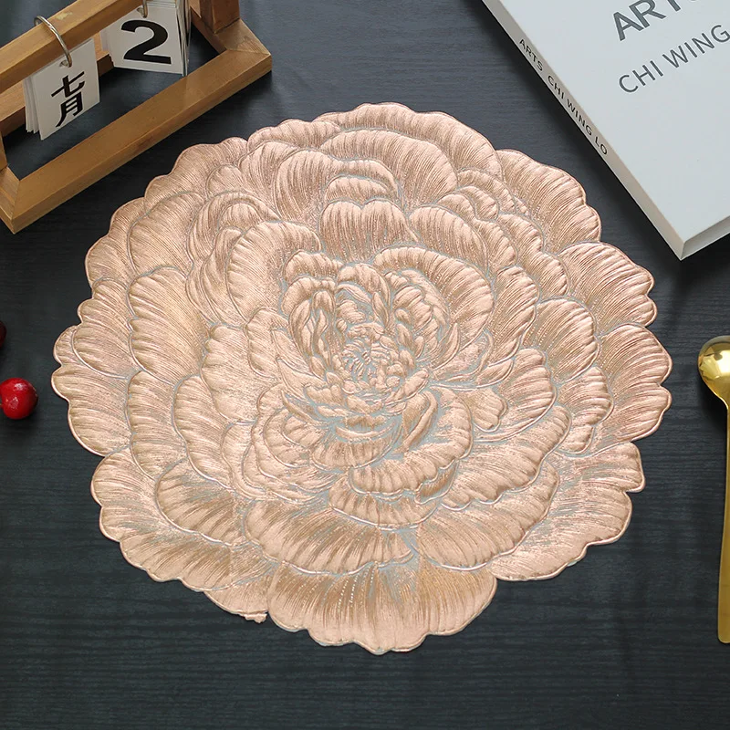 New pvc placemats heatproof waterproof greaseproof washable heat insulating mats hotel restaurant table mats