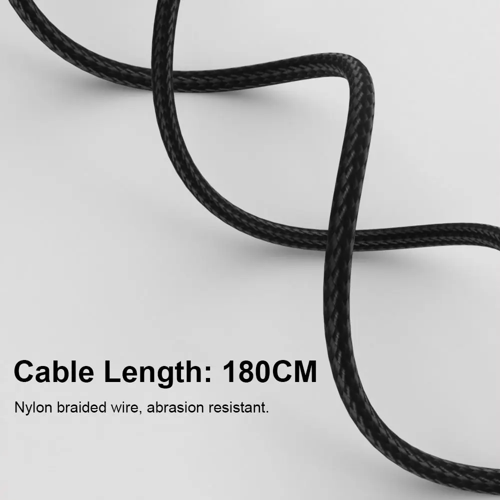 180CM USB Type C To DC Cable PD 140W Laptop Power Supply Cord 20V 7A Converter Line Fast Charging Wire for HP/Dell/Asus