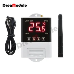 Tuya Wifi Temperature Controller Thermostat AC110-220V DS18B20 NTC Sensor Digital Display APP Control for Smart Home Aquarium