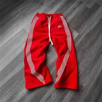 Y2k gris pantalons décontractés Vintage fonctionnel tactique hommes femmes Premium Jogging pantalon à jambes larges cordon Streetwear pantalons de survêtement 6