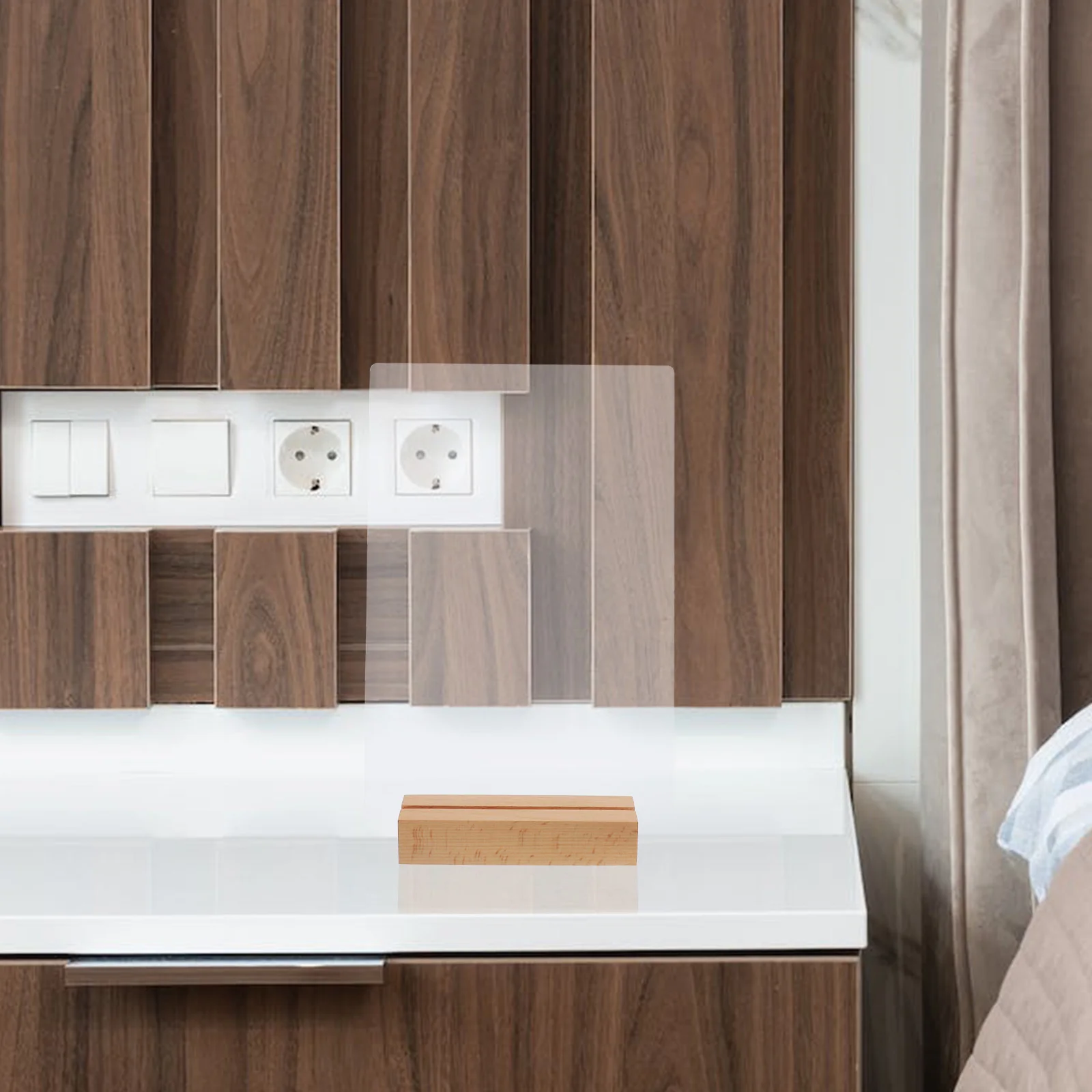 مجموعة واحدة من لوحة ملاحظات الأكريليك المضيئة لسطح المكتب للمنزل والمكتب والمدرسة والرسم الإبداعي القابل للمسح الشفاف