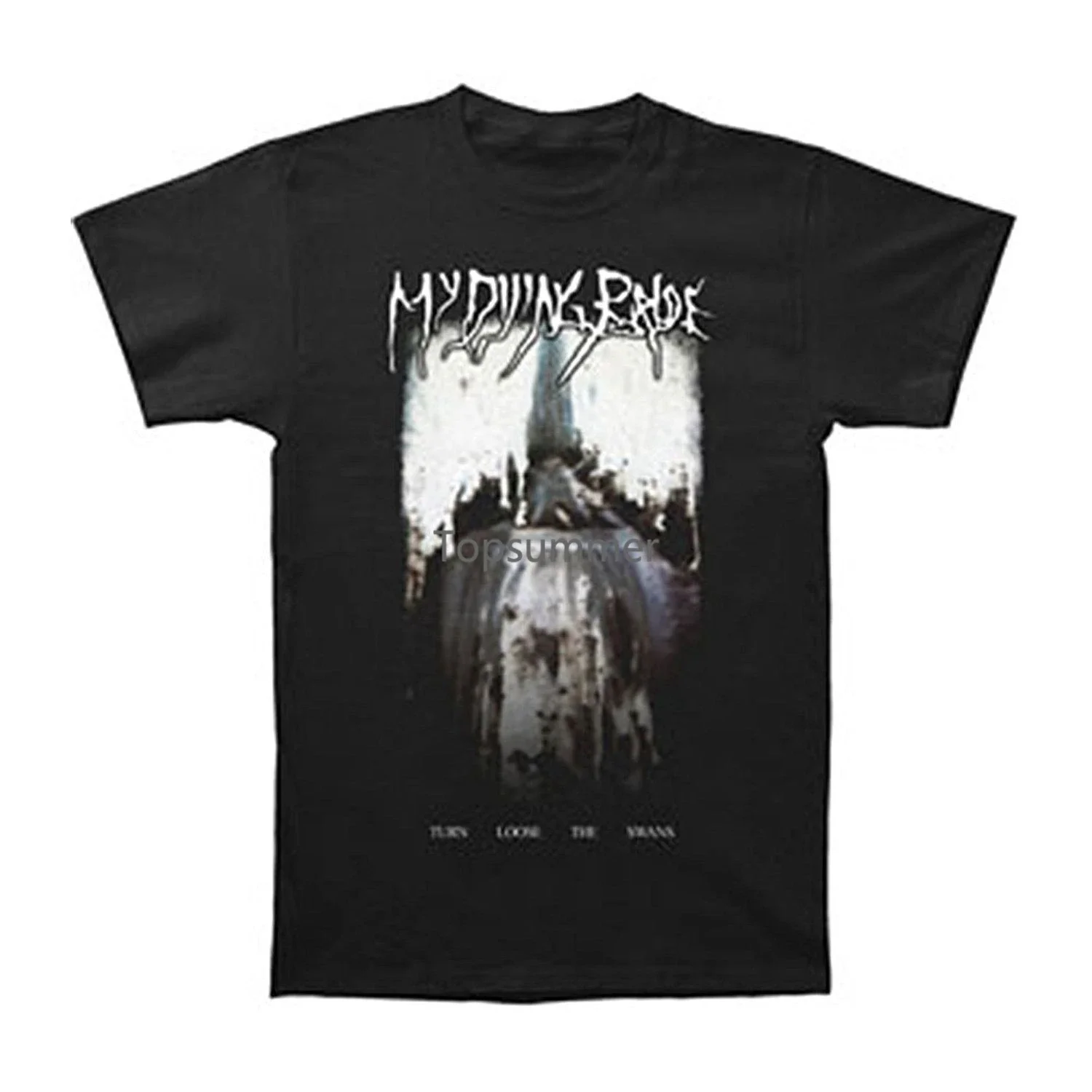 

Fashion My Dying Bride Men'S Turn Loose The Swans Graphic Printed T Shirt Black