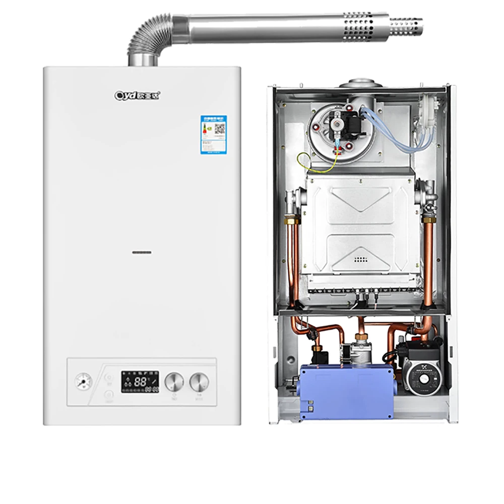 combi wall mounted gas boiler for natural gas or lpg  with Remote control 16KW-40KW available