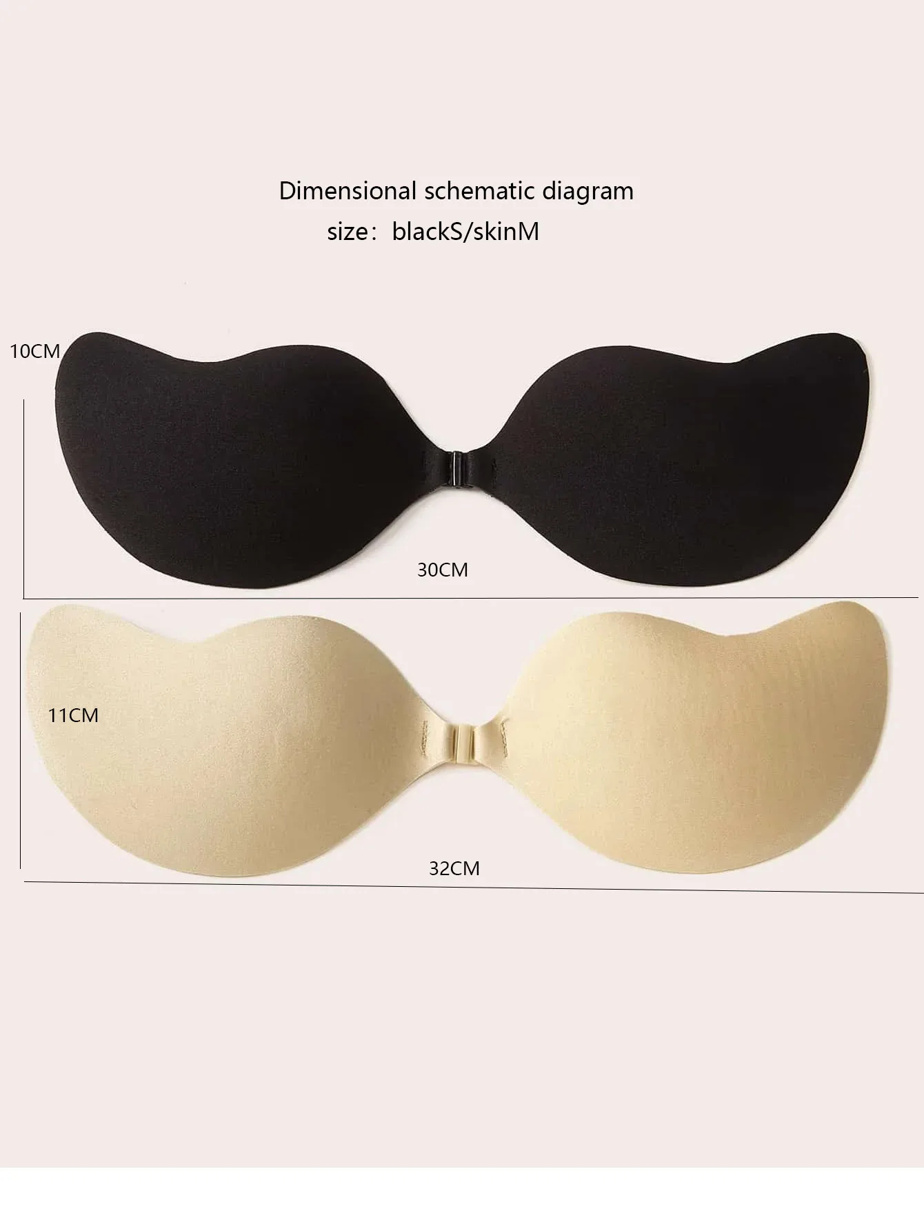 

2 пары сексуальных бюстгальтеров с невидимыми и бесшовными передними пуговицами, бюстгальтер пуш-ап, красочный, хит продаж, женский клейкий бюстгальтер 10732