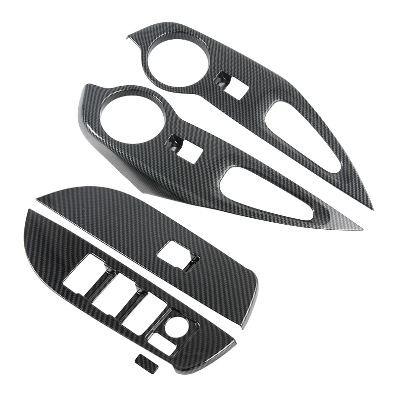 Pour Toyota Corolla Cross XG10 2021 2022 2023 2024 2025 hybride voiture fenêtre verre ascenseur bouton de commutation panneau revêtement d'habillage accessoires