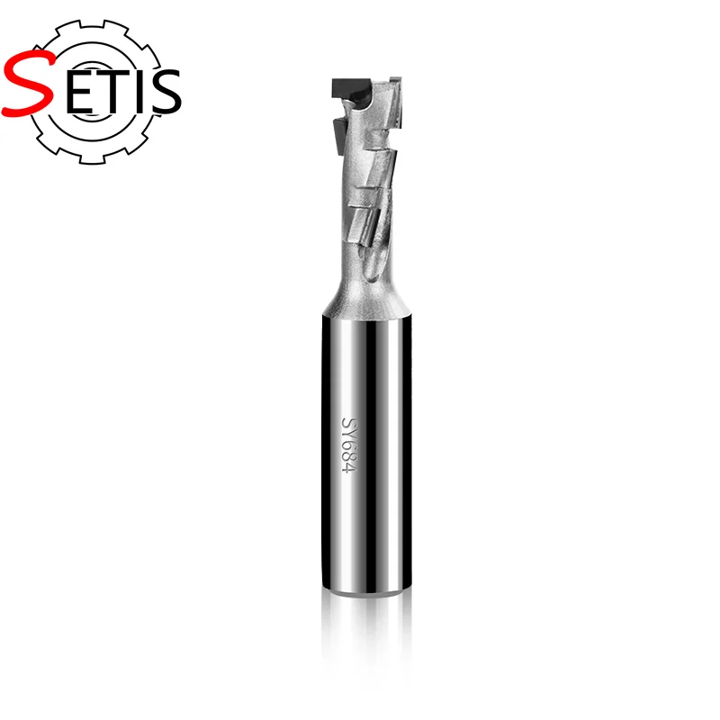 SETIS Polycrystalline Diamond (PCD) Tipped Compression Up/Down Shear R/H Direction  Router Bit