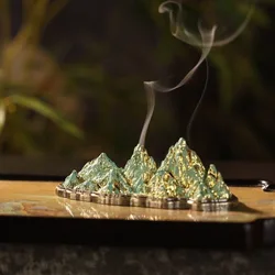 Mountain Chinese Incense Burner Creative Decoration Zen Study Tea Room Mountain View Decorative Ornaments Incense Burner