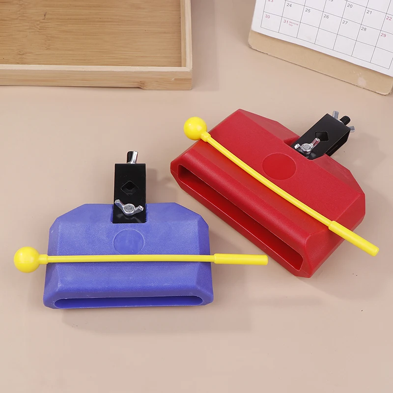ABS 드럼 악기 뮤지컬 타악기 블록 어린이 조기 교육 악기 Cowbell 라틴 음악 벨 해머