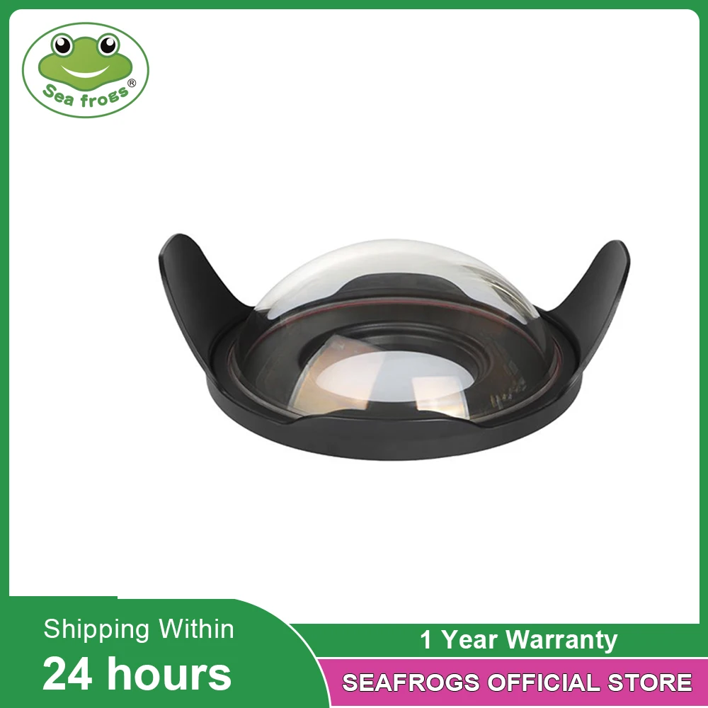 

Seafrogs 230mm Wide Angle Glass Dome Port SF230-23001 For Aluminum Alloy Case A7M4 A7R5 X-T5 GFX100Ⅱ EOS-R6Ⅱ