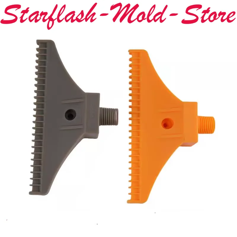 5pcs Wide Plastic Air Knife Blowing Drying Flat Fan Nozzle Male Thread Wash Jet Spare Part For Cleaner
