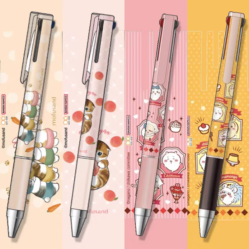 

1 шт. Модульная гелевая ручка Pilot Cute Cartoon Limited Edition, 3 цвета, 0,4 мм, многофункциональная, японская канцелярия