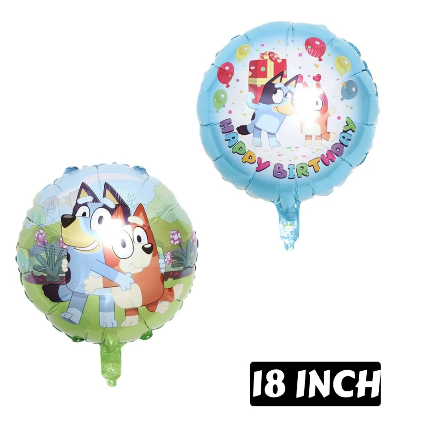 6 قطع بالونات زرقاء على شكل بنغو مجموعة بالونات من رقائق معدنية لحفلات أعياد الميلاد وحفلات أعياد الميلاد للأطفال لعبة كلاسيكية هدايا هوائية