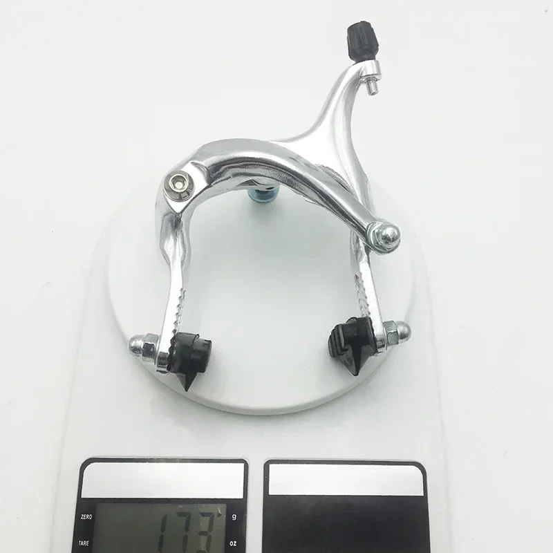 Bicycle Brake 61-79mm Long-reach Rear & Front C Caliper Brake Set Bike Side Pull Polished Bicycle Caliper C Brake Caliper 2024