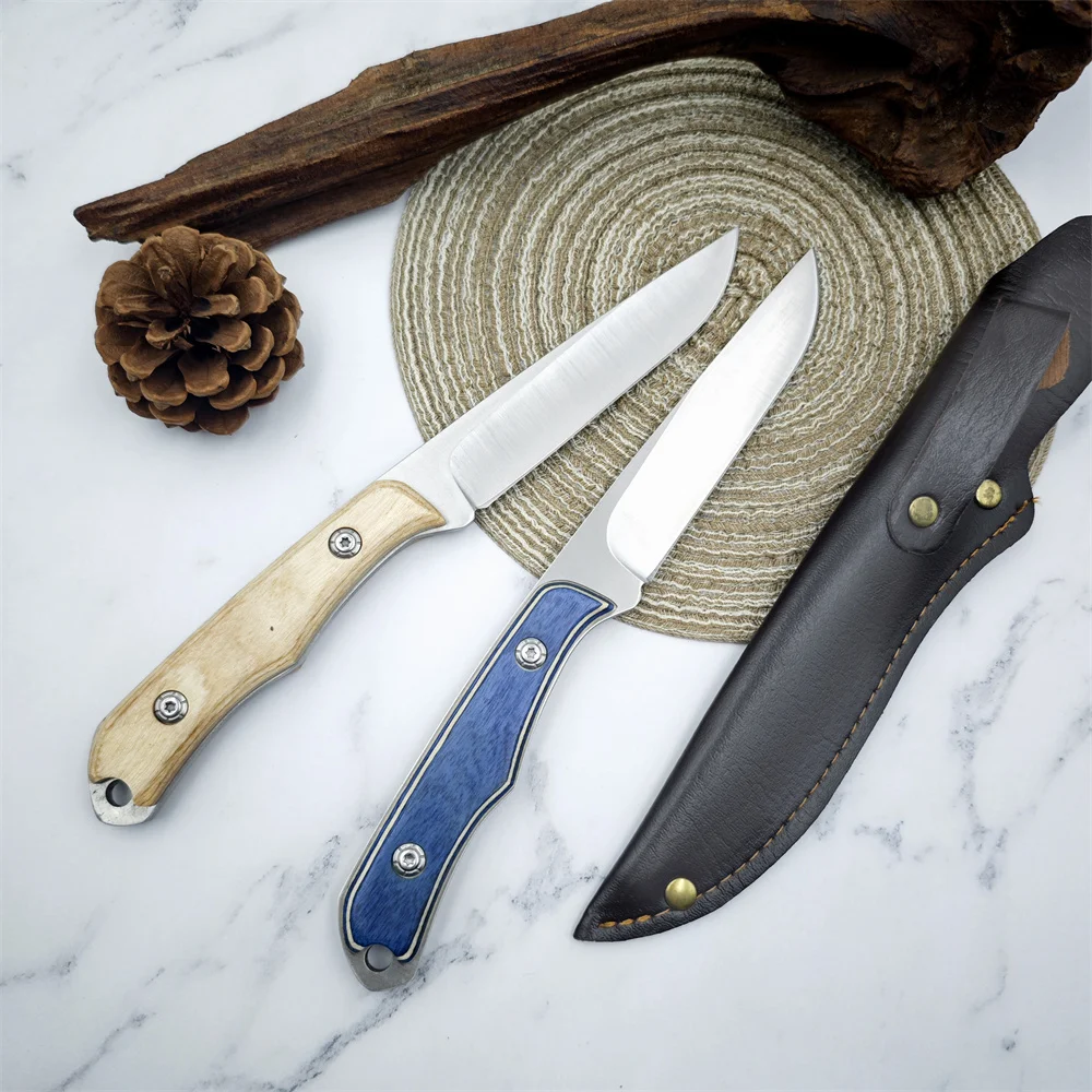 

Набор многокомпонентных ножей для резки костей с ножнами - сталь премиум-класса 7cr13mov, сверххострые утолщенные лезвия для резки костей для кемпинга