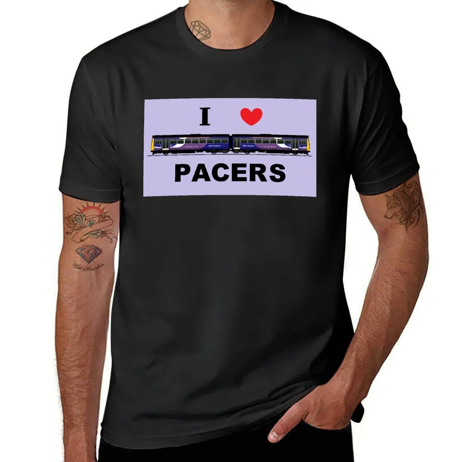 Pacer Locomotive Nothern Rail T-Shirt blanks shirts graphic tees quick drying Men's t shirts