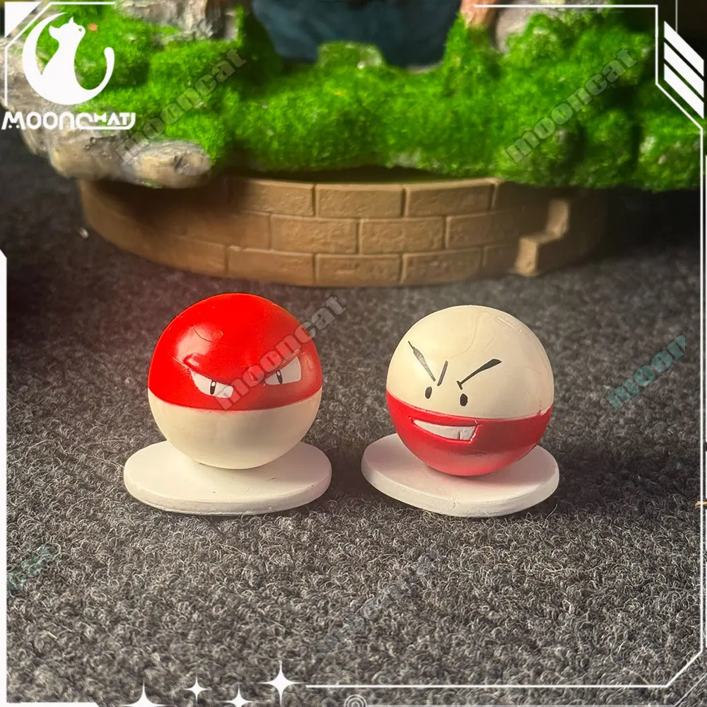 

Electrode Voltorb Mini 2pcs Figure Model Ornament Accessories Gk Statue Model Collection Room Decora Desk Toys Christmas Gifts