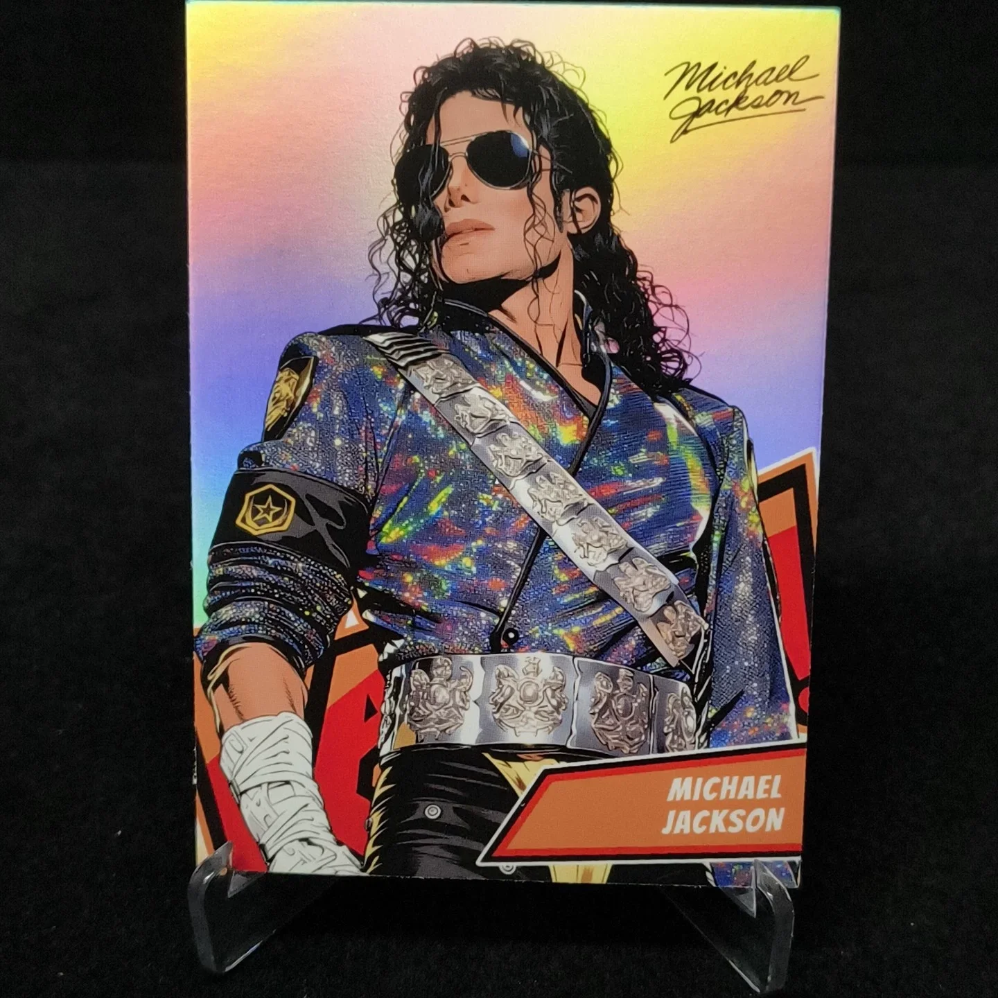 DIY Custom Movie Cards Signed Cards of Michael Jackson Bruce Lee and Jackie Chan Popular Movie Character Cards Kids Toys Gifts