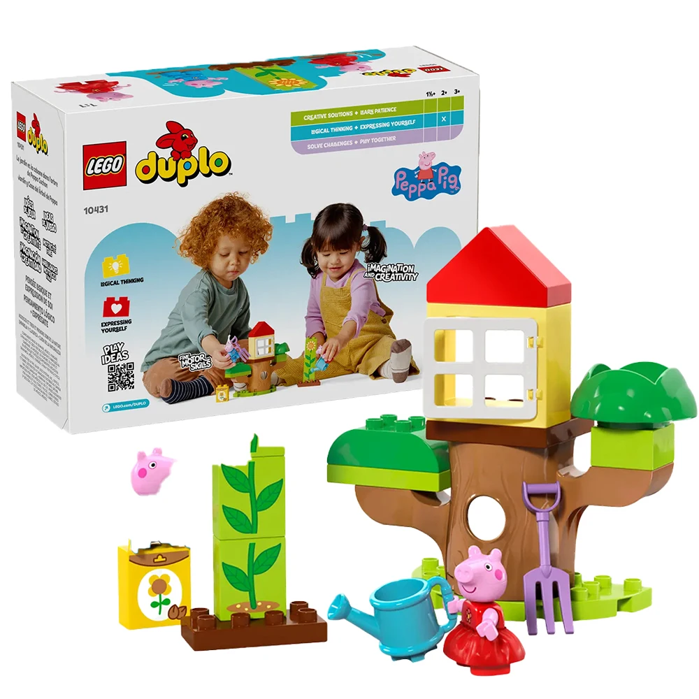 

Строительные блоки Lego 10431, Свинка Пеппа, садовый домик на дереве для мальчиков и девочек, собранные строительные блоки, детские игрушки, подарки