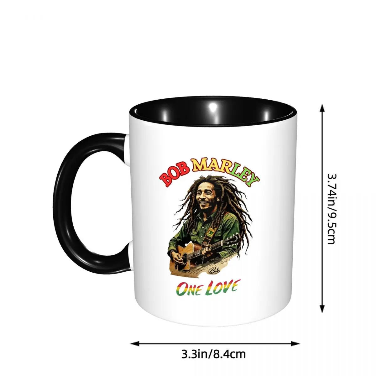 Bob Marley Reggae Mug Funny Ceramic Coffee Cups Tea Mugs Milk Cup Drinkware Gifts for Woman Man