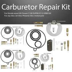 Carburetor Repair Rebuild Kit PZ19 19mm For wave100 Dream C100 SUPRA X110 XRM100 Joy 50cc Jet 50cc Phoenix 50cc motorcycle
