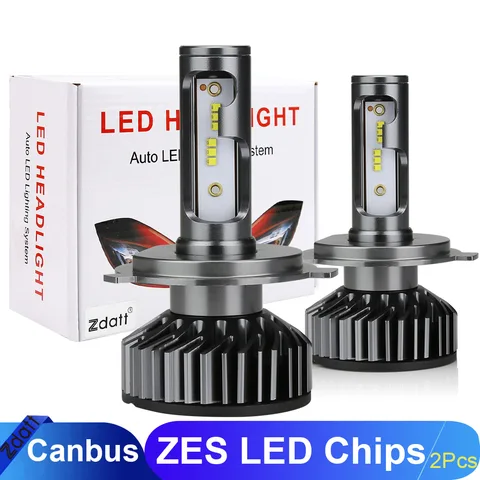 1000 Вт 200000LM H7 H4 H11 led фонарь налобный высокой мощности ZES Canbus H1 H8 9005 HB3 HB4 880 H27 6000K 12V Диодная лампа Автомобильная светодиодная фара