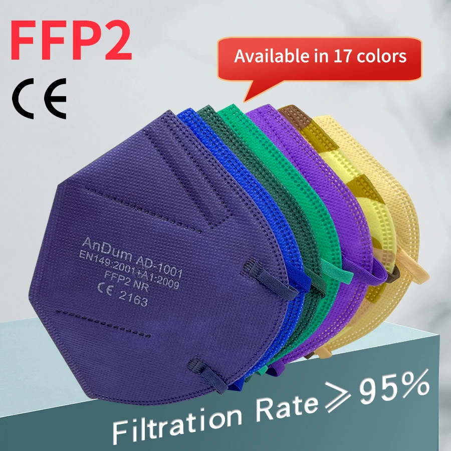 10PCS FFP2 Mask Ce …