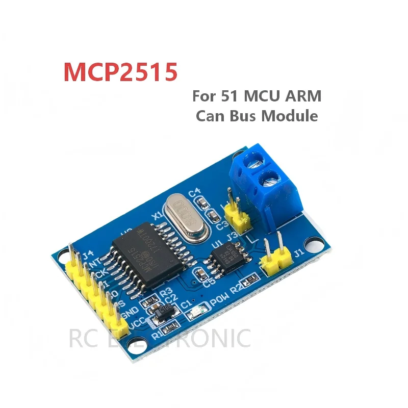 1/5PCS MCP2515 CAN Bus Driver Module  For 51 MCU ARM Controller TJA1050 Receiver SPI arduino Diy Kit
