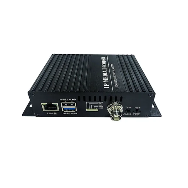 

Portable HEVC SDI SRT Decoder IP SDI H.265 H.264 Decoding Streaming box OTT MONITORING System COL-D8201S