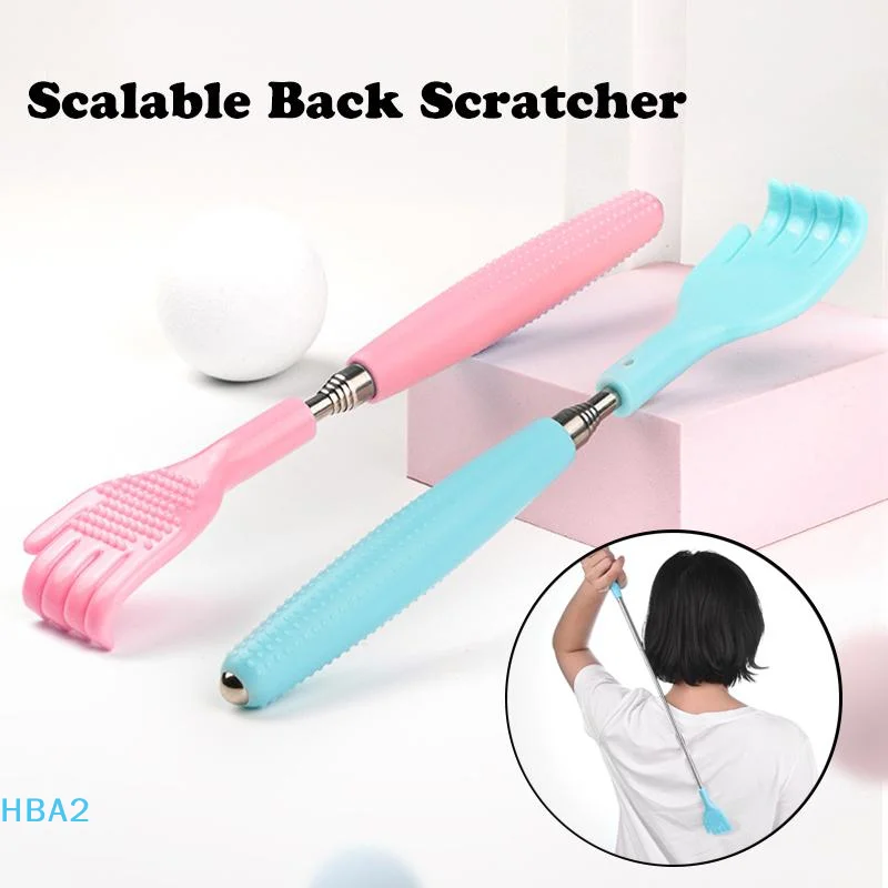 Extendable Back Scratcher Telescopic Scratching Hand Back Carding Stick Body Scrab Relax Scraper For Tickle Massage Stick Care