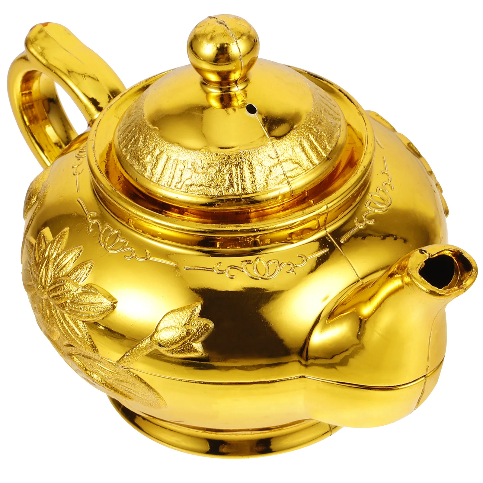 

Lotus Offering Tea Kettle Plastic Home Office Decor Water Worship Pot Teapot Container Asian Design