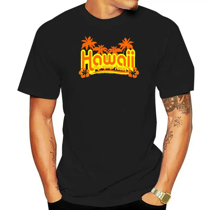 Adult Classic Hawaii The Aloha State Deluxe T-Shirt