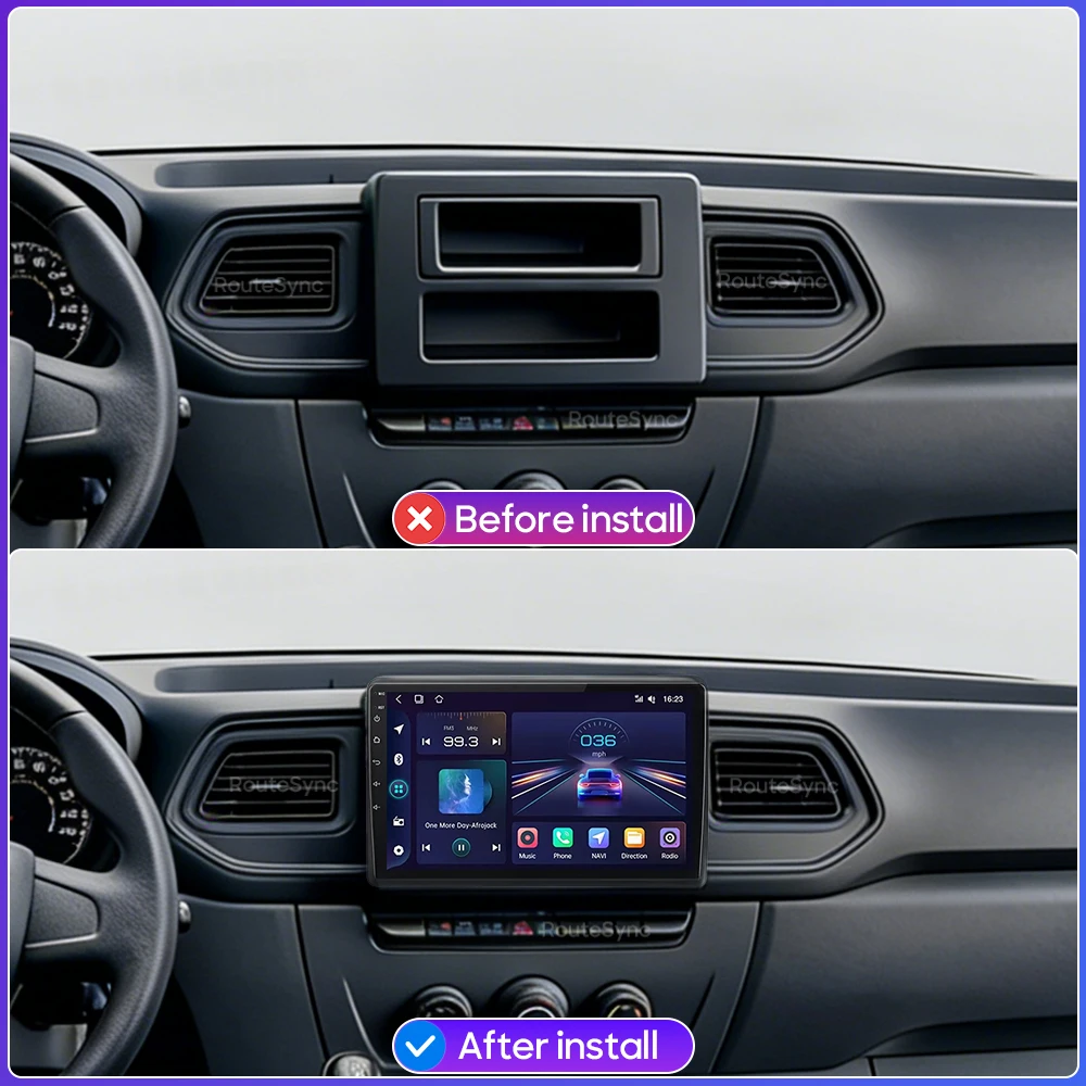 For Renault Master 2019 2020 - 2022Audio Screen CarPlay Android 15 Auto Car Radio Multimedia Video Player GPS Navigation 2din