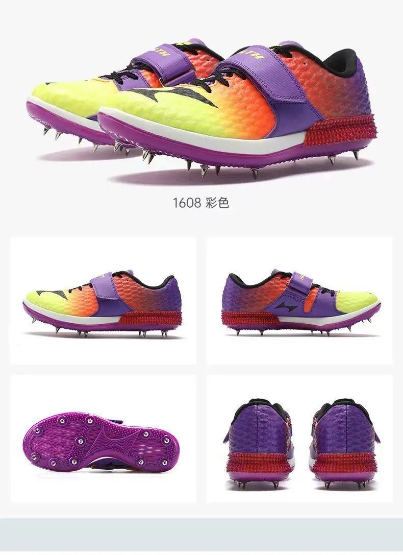 Healthy Carbon Plate Professional High Jump Spike Shoes Training Shoes Athletic Events Competition Triple Jump Athletic Shoes