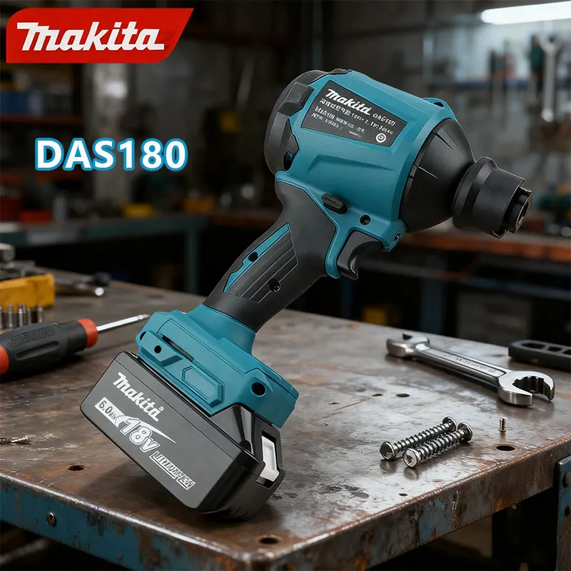 

Makita Lithium battery DAS180 Lithium battery hair dryer Charging air dust gun Brushless motor Inflatable cleaning