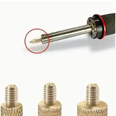 7/9/10 шт. термовставка, гайка, железное жало M2 M3 M4 M5 M6 M8, встроенный комплект латунной резьбы, инструмент для пластикового 3D-принтера, паяльник