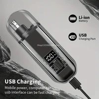 Tondeuses électriques pour le nez et les oreilles pour hommes, rechargeables par USB, design compact et portable, avec charge rapide, kit de toilettage électrique 3