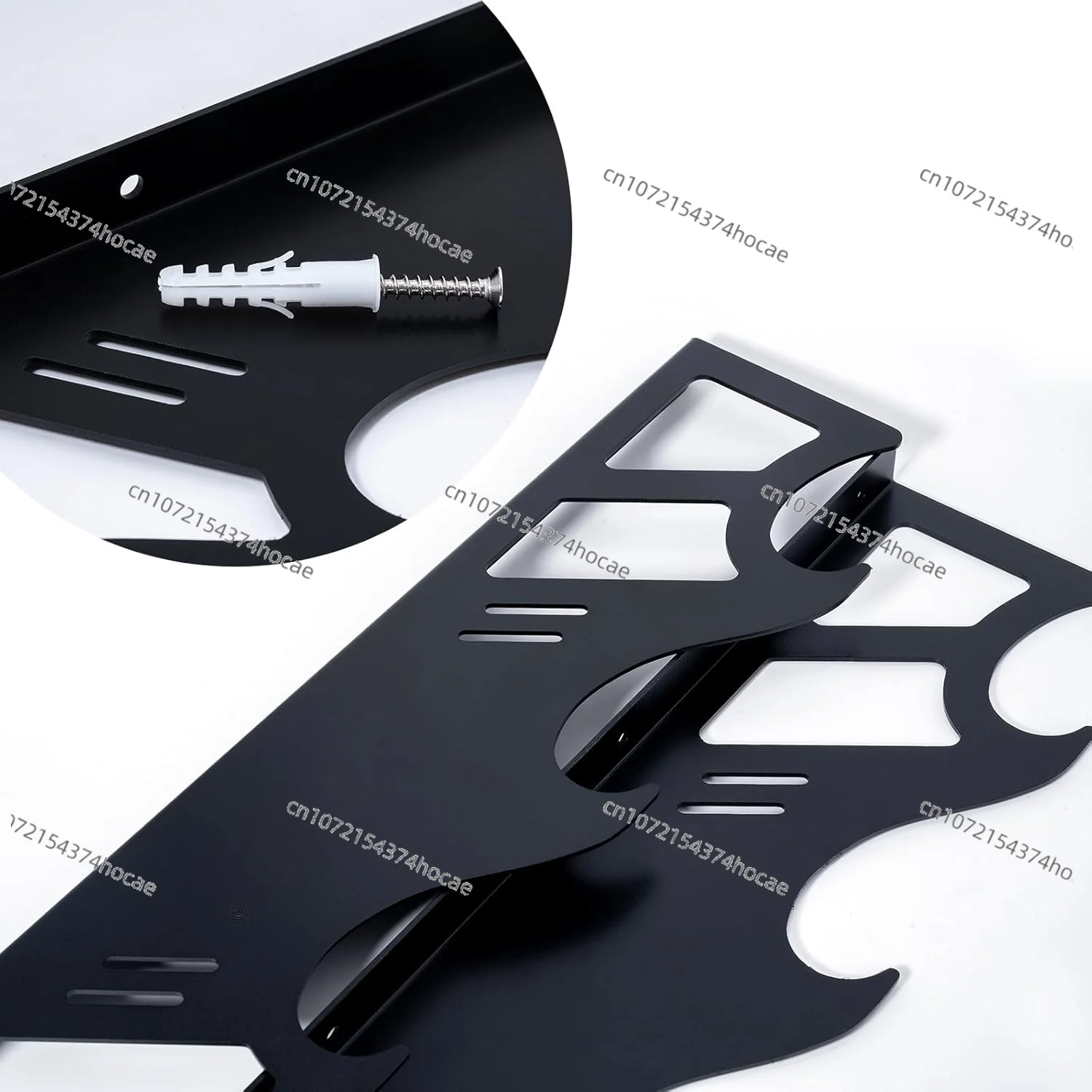 10 layer vinyl packaging with screw storage rack, carbon fiber car film display tool, colored wallpaper, metal bracket