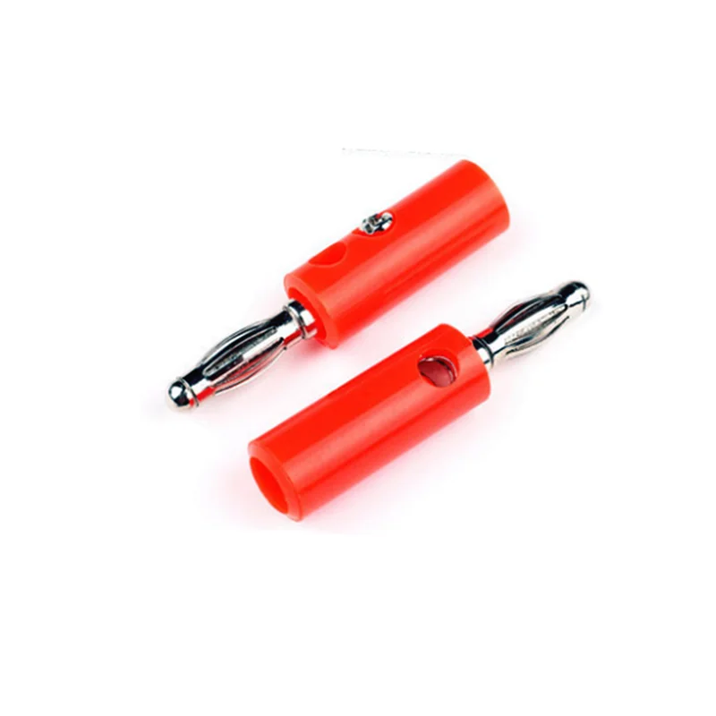 10PCS New 4mm Banana Plug Connector Jack Screw-type Banana Head