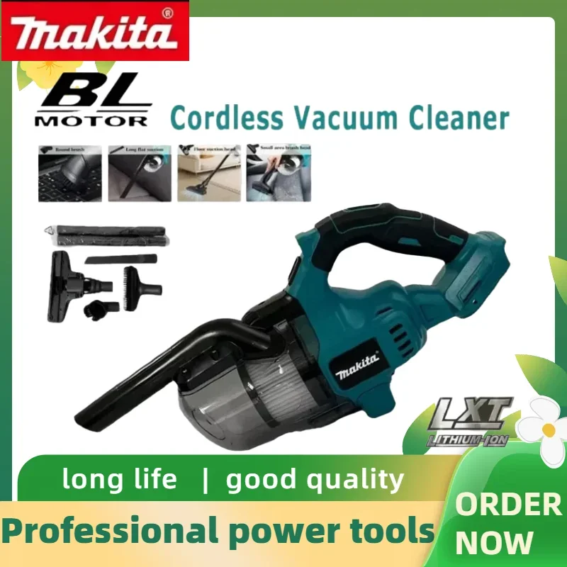 Makita DCV501 Brushless Cordless Handheld Vacuum Cleaner Portable Dust Cleaner for Household Cleaning & Car Interior Maintenance