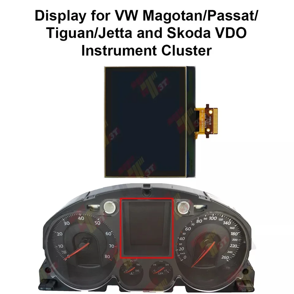 

ЖК-дисплей приборной панели для VW Magotan Golf V Passat Tiguan Jetta, Seat, Skoda VDO Instrument