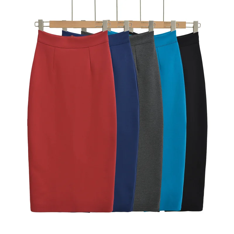 

High Waist Slit Bodycon Skirt Trendy Women's Fashion New Sexy Tight Hot Girl Internet Celebrity Midi Skirt